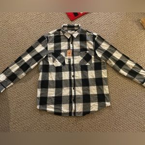 Men’s XXL Urban Pipeline Ultimate Flannel(black/white)